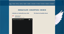 Desktop Screenshot of immaconception.org